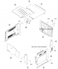 Панель управления RM1-5743 | RM1-5698 для HP Color LaserJet CP3525/ CP3525dn