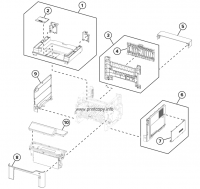 Задняя дверь 41X2263 для Lexmark B2338dw/ MX321adn/ MX521de