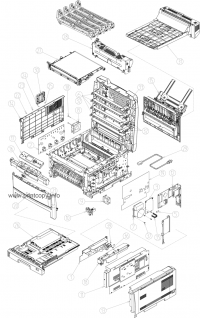 Вентилятор 43446501 | 3110KL-05W-B39 для OKI C821/ ES8430/ C810