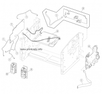 Плата питания 40X1279 | BJ5600F01A08 для Lexmark E120/ E120n