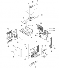 Правая дверь RM2-6622 для HP LaserJet M652/ M653/ M681/ E65050