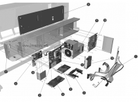 Плата механизмов Q6651-60349 | Q6651-60154 для HP DesignJet Z6100