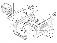 Боковая дверь CDOR-0004RS52 для Sharp ARM200/ AR5316/ ARM205/ AR5320