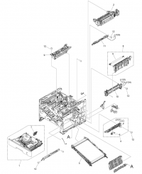 Вторичный вал переноса B5L24-67902 | RM2-6561 для HP CLJ M552/ M553/ M577MFP