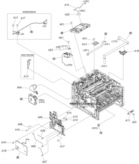 Высоковольтная плата RM3-7424 для HP LaserJet Enterprise M507x