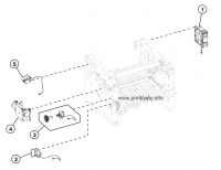 Вентилятор 41X2259 | DS08025R24U для Lexmark B2338dw/ MX321adn/ MX521de