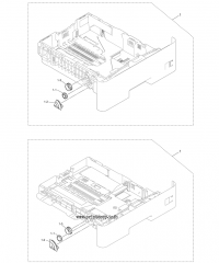 Лоток подачи бумаги D00551001 для Brother HL-L5000D/ L5100DN/ L5200DW