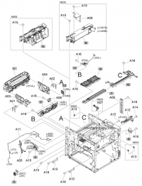 Блок вентиляторов RM1-9815 | RM1-9720 для HP LaserJet Enterprise M806/ M830