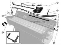 Каретка F9A29-80031 | 5HB06-67001 для HP DesignJet T630/ T210/ T650