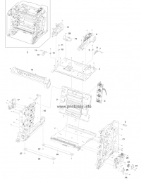 Привод печи JC96-04501A для Samsung CLP610/ CLP660/ CLX6200FX/ CLX6210FX