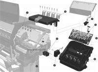Каретка печатающей головки Q6651-60290 | Q6651-60002 | CQ109-67011 | CQ109-60021 для HP DesignJet Z6100/ Z6200/ T7100/ T7200