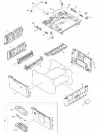 Задняя крышка LY9148001 для Brother DCP-L2500D