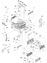 Редуктор привода печи RL1-3024 для HP LaserJet Enterprise MFP M630