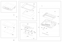 Планшетный сканер JC97-03788AS для Samsung CLX3185/ CLX3186