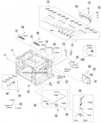 Плата наличия картриджей Q3931-67917 | RM1-3283 для HP Color LaserJet CM6030/ CM6040