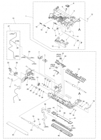 Шлейф верхней сканирующей линейки  FK4-5059 FK4-4059 для Canon i-SENSYS MF443dw/ MF441dw