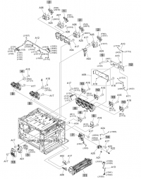 Привод печи RM1-9606 для HP LaserJet M880z