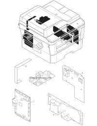 Плата модема LT3293002 для Brother MFC-L2700DWR