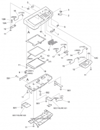 Сенсорная панель FK2-0329 | FK2-0246 | FH6-0784 | FH6-0834 для Canon iR2270/ 4570/ iR3025/ 3035/ iR3225/ 3235/ iR-5055/ 5075/ iR5570/ 6570/ iRc-2380/ 3080/3080i/ iRc-3170/ 2570/ iR-c3200/ iRc-3380/ iR-c5180