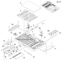 Шарнир (кронштейн) DADF правый 003N01047 | JC97-02265B для Xerox WC 4150/ WC 4250/ WC 4260/ Samsung SCX-6545/ 6555