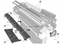 CQ890-67019 Output Tray (Pro)    CQ890-67019 для hp моделей t520  