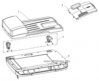 CB532-67905 SSA PKG FGI ASSY (scanner flatbed assembly)    CB532-67905 для HP моделей LaserJet M2727 MFP  