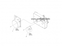 Узел привода печи FM0-0034 для для Canon imageRUNNER C1225/ C1325/ MF810Cdn