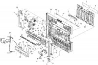 Дверь A93E810107 для Konica Minolta bizhub C3320i