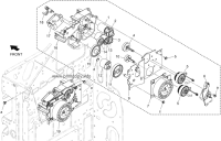 Привод узла AAJRR71300 для Konica Minolta bizhub C3320i