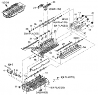 Узел вывода бумаги 002N02802 | JC96-04748A для Xerox WC 4150/ WC 4250/ WC 4260/ Samsung CLX8380ND
