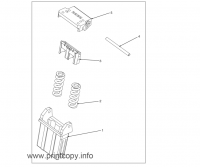 Шарнир (петля) автоподатчика ADF Q3938-67952 для HP Color LaserJet CM6030/ CM6040