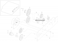 Samsung JC66-01800A Шестерня привода термоблока JC66-01800A для Samsung моделей  ML-1630,  ML-1630S,  ML-1630W
