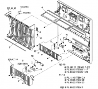 Левая дверь 948K33141 для Xerox AltaLink B8045/ B8055/ B8065/ B8075/ B8090