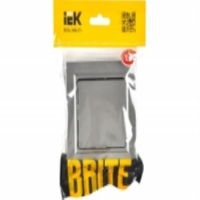 Выключатель одноклавишный BR-V10-0-10-K53, цвет г BR-V10-0-10-K53 для моделей iek