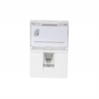 Розетка телефонная, CKK-40D-RT2-K01, цвет белый, CKK-40D-RT2-K01 для моделей iek