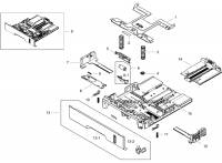 . CASSETTE FRAME-CASSETTE, ML-2975DW,HIPS,SPLIT GRAY для Samsung SLM2620DW . CASSETTE FRAME-CASSETT JC61-04380C для моделей Samsung SLM2620DW
