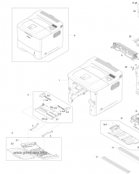 Main Assembly 1 PBA MAIN-CONTROLLER для Samsung ML2150 Main Assembly 1 PBA MAIN-CONTROLLER для Sams JC92-01423A для моделей Samsung ML2150