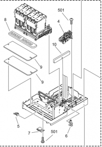 QM3-1408 Блок подачи чернил для Canon  ipf700 ipf710 ipf720