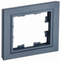 Рамка одноместная, цвет маренго BR-M12-K35, шт BR-M12-K35 для моделей iek