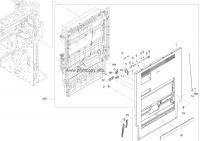 . Paper Conveying Section 1 PARTS RIGHT COVER ASSY SP для Kyocera ECOSYS P8060cdn 302ND94740 для kyocera моделей  ECOSYS P8060CDN,  TASKALFA 2552CI,  TASKALFA 3252CI