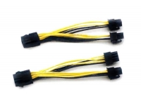 Силовые провода<br>   <br>    Переходники на сдваивание хеш плат 3х2 для