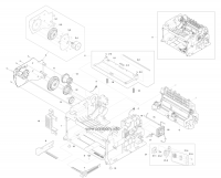 Main Frame Assembly CRUM_P PBA для Samsung SCX4321 Main Frame Assembly CRUM_P PBA для Samsung SCX43 JC92-01763A для моделей Samsung SCX4321