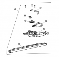 HP CE538-60128 Мотор редуктора сканера LJ M1212 / M1214 / M1217 CE538-60128 для HP моделей  LJ PROFESSIONAL M1132/M1136 /M1212/M1213/M1214/M1216/M1217/M1218,  LASERJET M1212NF MFP,  LASERJET M1214NFH