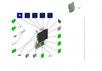 Плата ввода/вывода узла транспорта D1765124 для Ricoh MP C2011SP/ C2503SP/ C2003SP