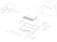 Samsung JC61-01640A Пластина (рама) редуктора сканера JC61-01640A для Samsung моделей  CLX2160N,  SCX-4200,  SCX-4200R