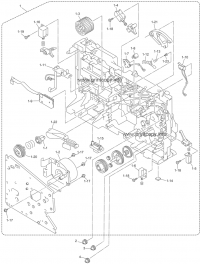 FRAME L&DRIVE UNIT INTERLOCK SW ASSY для Brother HL5340D FRAME L&DRIVE UNIT INTERLOCK SW ASSY для B LJ9940001 для моделей Brother HL5340D