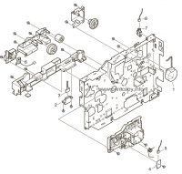 Plate-Assy-Side-R Motor-Pulse для OKI B401 Plate-Assy-Side-R Motor-Pulse для OKI B411 Plate-Assy-Si 44519301 для моделей OKI B401