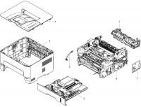 MAIN FRAME, SL-2620,SEC,SEE для Samsung SLM2620DW MAIN FRAME, SL-2620,SEC,SEE для Samsung SLM2620ND JC93-00838E для моделей Samsung SLM2620DW