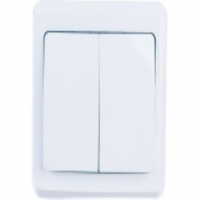 Выключатель двухклавишный EVV20-K01-10-DM, шт EVV20-K01-10-DM для моделей iek