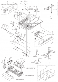 . P11 ADF ASSEMBLY HOLDER, TRAY SHAFT для Canon iR2018 . P11 ADF ASSEMBLY HOLDER, TRAY SHAFT для Ca FC3-1492-000 для моделей Canon iR2018